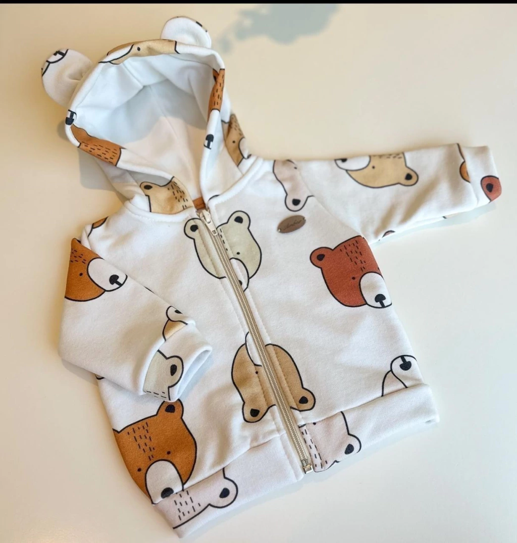 CAMPERA RUSTUCA DE OSO ( SE VENDE EN CONJUNTO CON EL PANTALON)